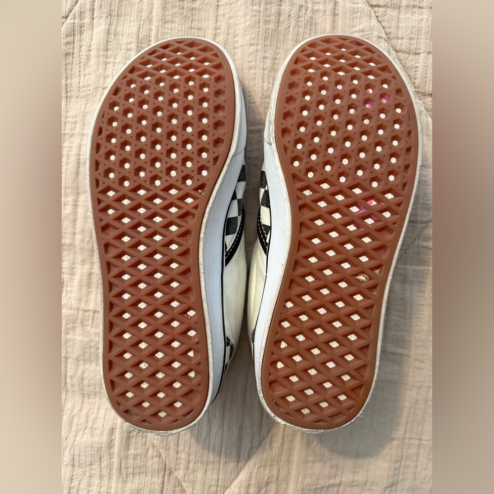 Vans Black and White Checkered Womens 8.5 - Picture 2 of 3